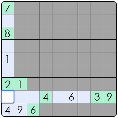 swordfish pattern sudoku